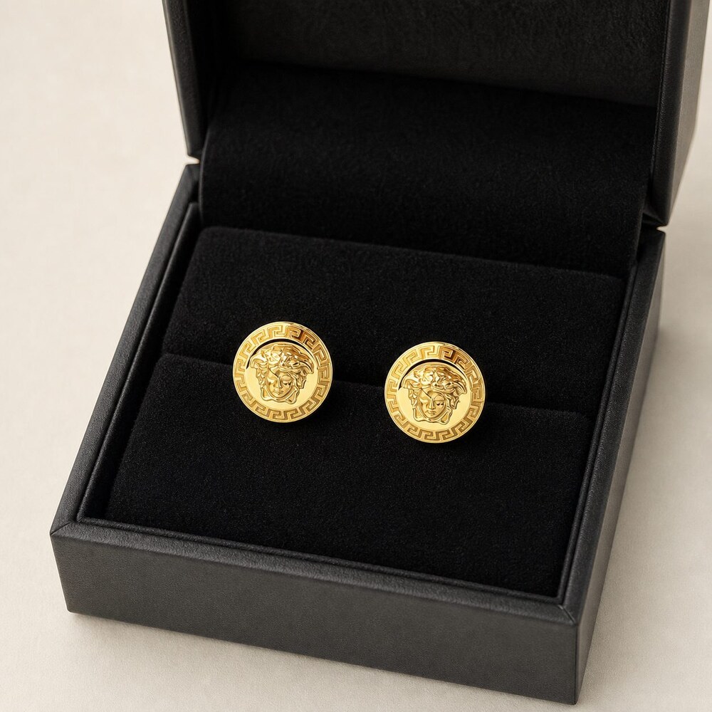 Versace Bold Statement Earrings Style 8 | New with Box